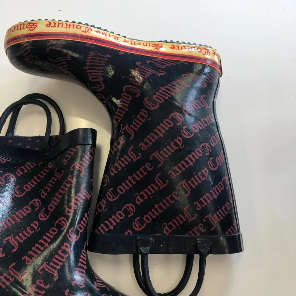 Juicy Couture Kids Rainboots Size 4